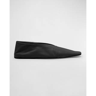 Jil Sander Leather ballet flats - black - EU 36