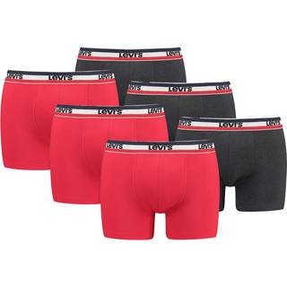 Levis 2-pak Sportswear Logo Base Boxer - Grey/Red - XX-Large