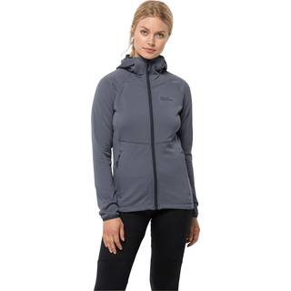 Jack Wolfskin Women's Kolbenberg Hooded Full Zip Dolphin, M