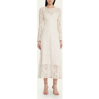Zimmermann Devi lace midi dress - beige - XS