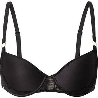 Chantelle - Half cup BH med memory foam - FLEURS - Sort