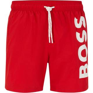 BOSS Herren Badeshorts schwarz Mikrofaser unifarben