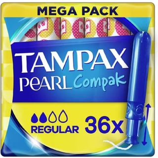 Tampax Compak Pearl Regular - 36 stk