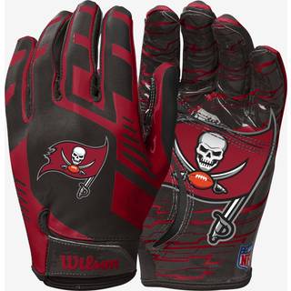 Wilson NFL Stretch Fit Football Gloves - Adult Tampa Bay Buccaneers