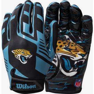 Wilson NFL Stretch Fit Football Gloves - Adult Jacksonville Jaguars