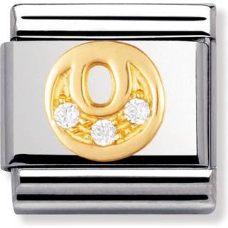 Nomination Cubic Zirconia O Charm - Gold