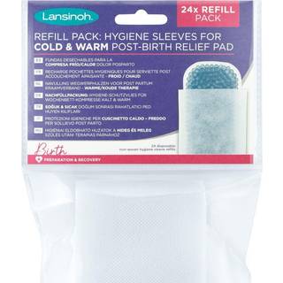 Lansinoh Cold & Warm Post-Birth Relief Sleeve refill, 24 pack