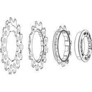 SRAM Kassette Tandhjul 11T-13T-15T til PG1210/1230 Eagle Kassette Inkl. Lockring