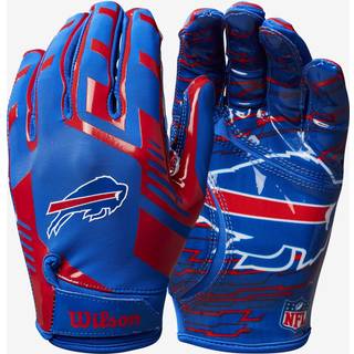 Wilson NFL Stretch Fit Football Gloves - Buffalo- Voksen (WTF9326BF)