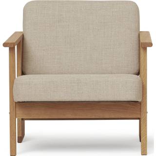 Block Loungestol i egetræ - Form & Refine - Natur olie - Zero 0004