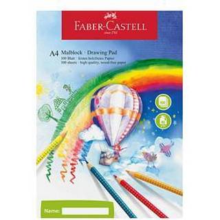 Faber-Castell tegneblok med 100 hvide A4-ark