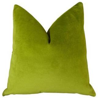 Plutus -mærker plutus tilfredshed græs håndlavet kast pude 12 """" x 20 """" grøn