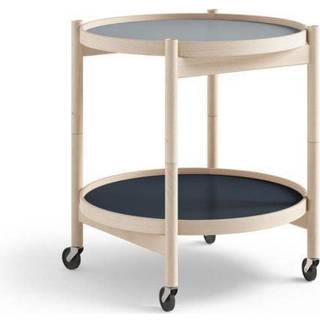 Brdr. Krüger Bølling Bakkebord Natur Bøg Water: Blue/Dark Blue Ø50 cm