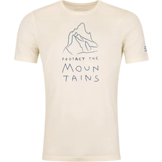 Ortovox 150 Cool Mountain Protector T-Shirt Merino-shirt Herrer størrelse XL farve non dyed