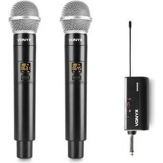 WM552 Dual Wireless Microphone Plug-and-Play Set UHF "B-STOCK" TILBUD NU