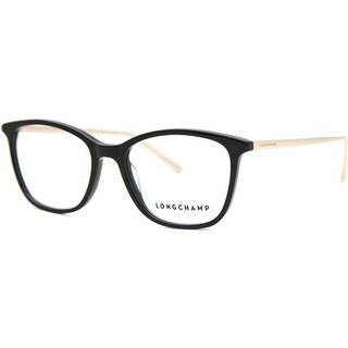 LONGCHAMP Kvinde LO2606 001 Optiske stel Acetat Sort Firkantet Normal Fotokromatisk