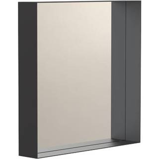 Frost unu spejl 4132 med ramme mat sort 400x400x70mm