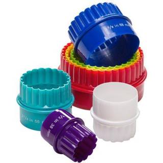 Progressiv International Biscuit Set med 7 cookie cutters 1 Pack Multicolor