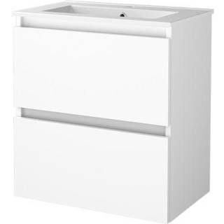 Sanibell Basicline kompakt møbelsæt 60 x 39 cm. Hvid højglans