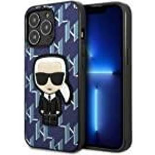 Karl Lagerfeld iPhone 13 Pro Max hardcase blå Monogram Ikonik Patch