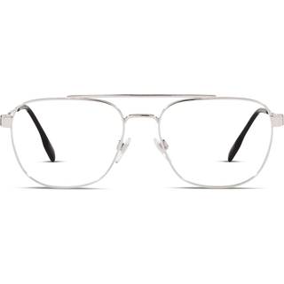 Burberry Mand BE1377 MICHAEL 1005 Optiske stel Metal Sølv Transparent Firkantet Normal