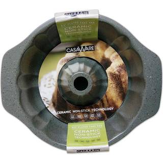 CASAWARE RURNED CAINE PAN 9,5-tommer (10-CUP) Keramisk belagt nonstick (Silver Granite)