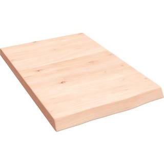væghylde 40x60x(2-4) cm ubehandlet massivt egetræ