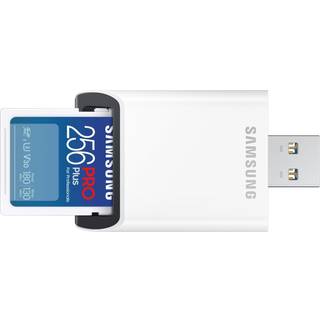 Samsung PRO Plus SD + USB Card Reader - 180MB/s - 256GB