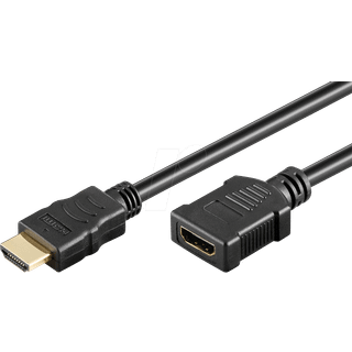 HDMI 1.4 forlænger kabel m. netværk, 4K, Længde 1 meter