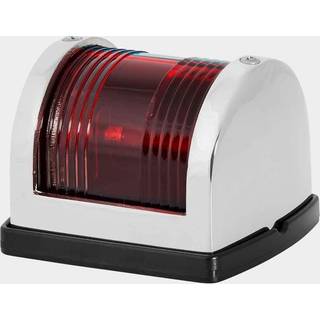 Agterlanterne for agtermontering Osculati, 10 W, 12 V, 135°, rustfrit stål, 75 x 64 x 58 mm, hvid, for både &lt; 12 meter + lyskilde Halogen (12 V/10 W)