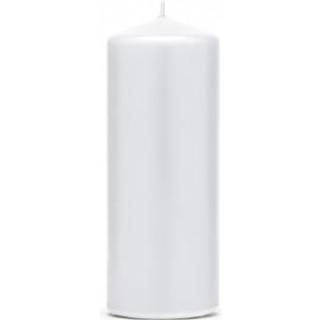6 stk Bloklys 15 cm - Hvid