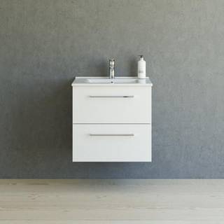 Dansani Mido+ møbelsæt 60 cm hvid mat m/ Amber vask