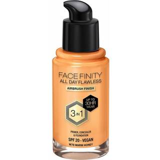Max Factor Facefinity All Day Flawless 3 in 1 Foundation SPF 20 W78 Warm Honey 30 ml