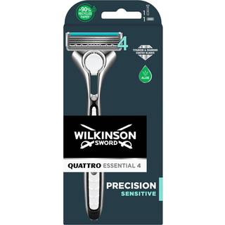 Wilkinson Titanium Barberskraber Quattro Essential 4 Precision Sensitive