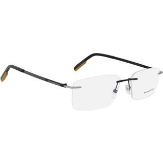 Ermenegildo Zegna EZ5219 002 57 Briller Mænd Black - Matte Black - 57mm