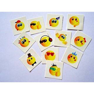Smiley tatoveringer 12-pak