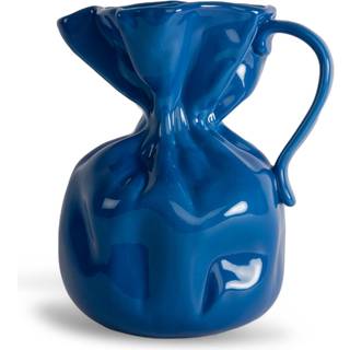 Byon Crumple Vase - Vaser Porcelæn Blå - 5260906813