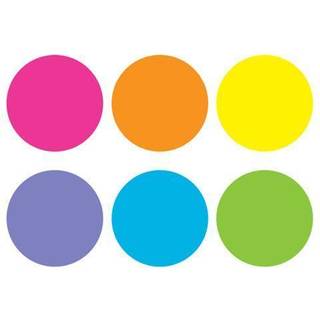 Spot p? t?ppemark?rer: Lyse cirkler - 4 """"