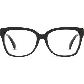 Michael Kors Kvinde MK4091 PALAWAN 3005 Optiske stel Acetat Sort Transparent Firkantet Normal