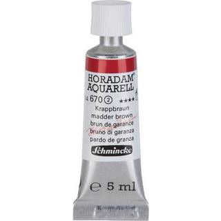 Schmincke Horadam akvarelfarve5 ml – Madder brown 670