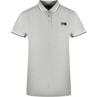 Cavalli Class Brown Cotton Men Polo Shirt