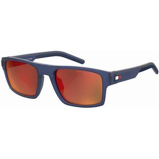 Tommy Hilfiger TH 1977/S FLL/B8 55 Solbriller Mænd Blue - Matte Blue - 55mm