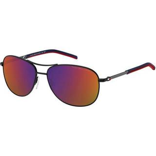 Tommy Hilfiger TH 2023/S 003/MI 59 Solbriller Mænd Black - Matte Black - 59mm