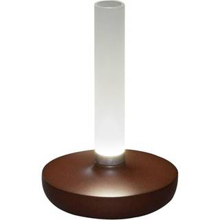 Biarritz LED-bordlampe IP54, batteri CCT rustbrun