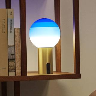 MARSET Dipping Light bordlampe batteri blå/messing