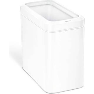 SimpleHuman 25 liter / 6,6 gallon slank ?ben top lille papirkurv kan kommerciel kvalitet tungt gauge papirkurv kan hvidt rustfrit st?l