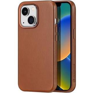 Dux Ducis Naples iPhone 14 Læder Dækket Cover - Brun