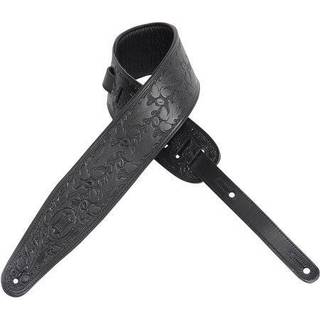 Levy's Oak Embossed Guitarremmen Black