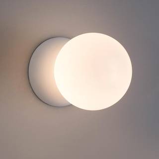 Lille væg og loftlampe Zero af glas og beton