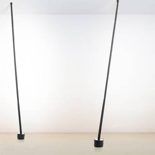 Martinelli Luce Elastica gulvlampe som bånd, grå